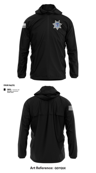 Windbreaker, Joliet Police K-9 Unit, Police, Teamtime, Team time, sublimation, custom sports apparel, team uniforms, spirit wear, spiritwear, sports uniforms, custom shirts, team store, custom team store, fundraiser sports, apparel fundraiser