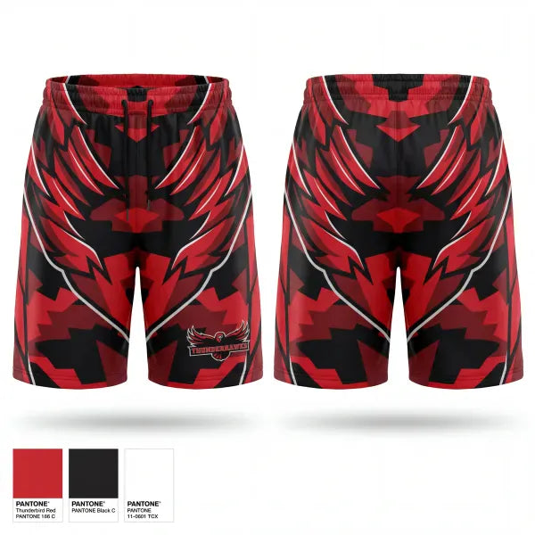 Athletic Shorts With Pockets, Thunderhawks, Softball, Teamtime, Team time, sublimation, custom sports apparel, team uniforms, spirit wear, spiritwear, sports uniforms, custom shirts, team store, custom team store, fundraiser sports, apparel fundraiser