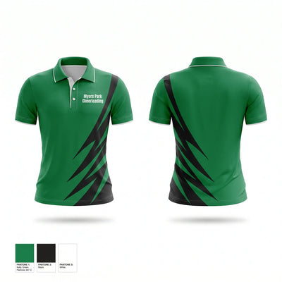 Myers Park Cheerleading 43253112 Short Sleeve Performance Polo - 1