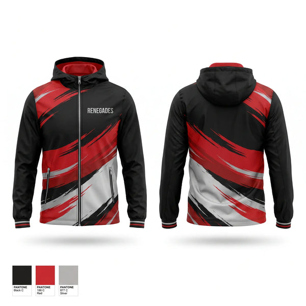 Windbreaker, Renegades, Softball, Teamtime, Team time, sublimation, custom sports apparel, team uniforms, spirit wear, spiritwear, sports uniforms, custom shirts, team store, custom team store, fundraiser sports, apparel fundraiser