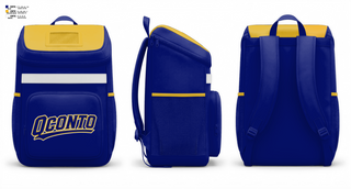 Gear Bag, Oconto Baseball, Baseball, Teamtime, Team time, sublimation, custom sports apparel, team uniforms, spirit wear, spiritwear, sports uniforms, custom shirts, team store, custom team store, fundraiser sports, apparel fundraiser