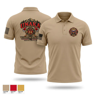 Short Sleeve Performance Polo, Unaka Volunteer Fire Department, Fire Department, Teamtime, Team time, sublimation, custom sports apparel, team uniforms, spirit wear, spiritwear, sports uniforms, custom shirts, team store, custom team store, fundraiser sports, apparel fundraiser