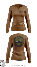 MCSFBN 73793313 Women's Long Sleeve V-neck Shirt - 1