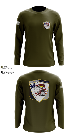 Long Sleeve Performance Shirt, 61st eagle squadron, , Teamtime, Team time, sublimation, custom sports apparel, team uniforms, spirit wear, spiritwear, sports uniforms, custom shirts, team store, custom team store, fundraiser sports, apparel fundraiser