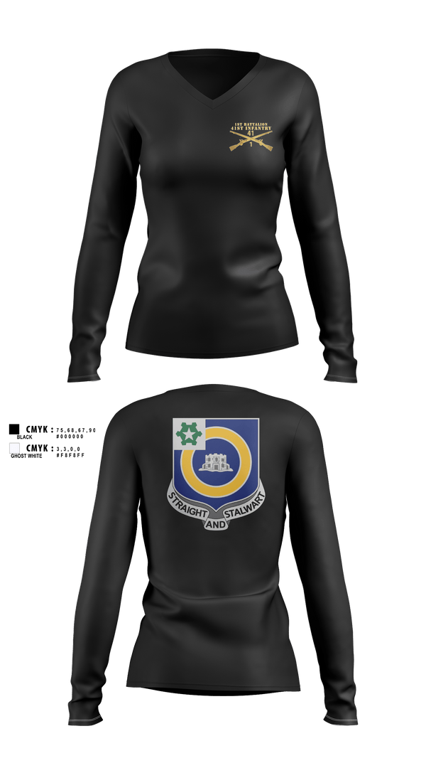Womens Long Sleeve Vneck Shirt, 1-41, Army, Teamtime, Team time, sublimation, custom sports apparel, team uniforms, spirit wear, spiritwear, sports uniforms, custom shirts, team store, custom team store, fundraiser sports, apparel fundraiser