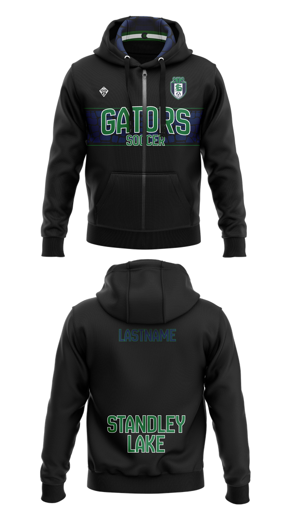 Zip Hoodie, Oliver's Wolf Pack Hunts CancerShadow Ridge MS Staff, Cycling, Teamtime, Team time, sublimation, custom sports apparel, team uniforms, spirit wear, spiritwear, sports uniforms, custom shirts, team store, custom team store, fundraiser sports, apparel fundraiser