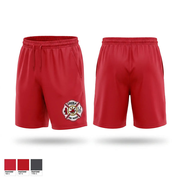 Athletic Shorts With Pockets, CREOLA FIRE / RESCUE, Fire Department, Teamtime, Team time, sublimation, custom sports apparel, team uniforms, spirit wear, spiritwear, sports uniforms, custom shirts, team store, custom team store, fundraiser sports, apparel fundraiser