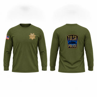 Long Sleeve Performance Shirt, Tulsa Police Department, Police, Teamtime, Team time, sublimation, custom sports apparel, team uniforms, spirit wear, spiritwear, sports uniforms, custom shirts, team store, custom team store, fundraiser sports, apparel fundraiser