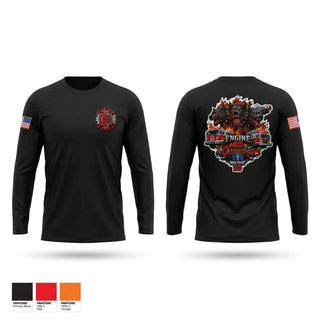 Long Sleeve Performance Shirt, Dexter Dawgs, Fire Department, Teamtime, Team time, sublimation, custom sports apparel, team uniforms, spirit wear, spiritwear, sports uniforms, custom shirts, team store, custom team store, fundraiser sports, apparel fundraiser