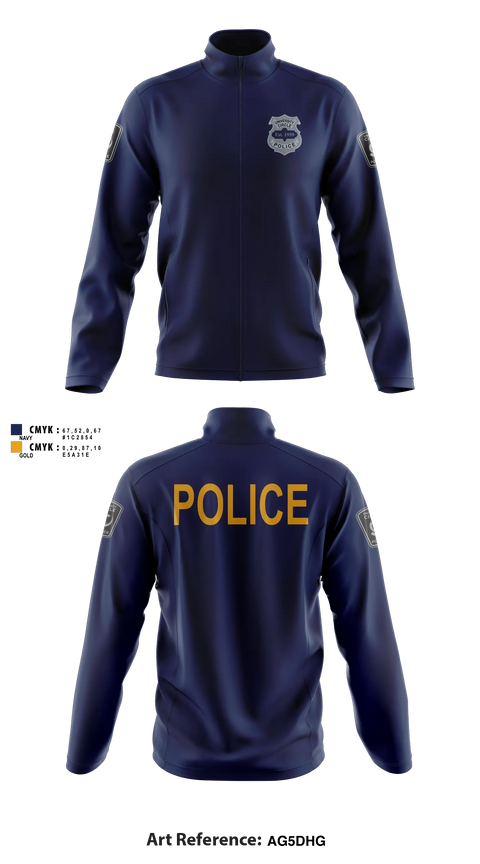 Fleece Jacket, Patrol, Police, Teamtime, Team time, sublimation, custom sports apparel, team uniforms, spirit wear, spiritwear, sports uniforms, custom shirts, team store, custom team store, fundraiser sports, apparel fundraiser