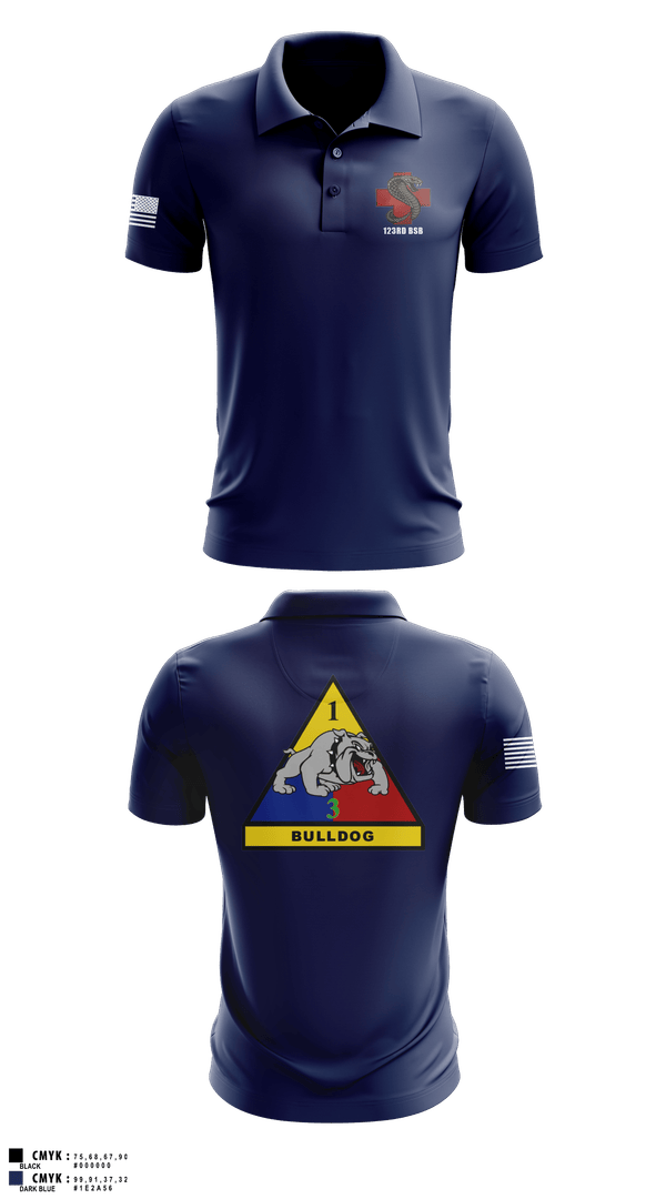 Short Sleeve Performance Polo, 123rd BSB, Army, Teamtime, Team time, sublimation, custom sports apparel, team uniforms, spirit wear, spiritwear, sports uniforms, custom shirts, team store, custom team store, fundraiser sports, apparel fundraiser