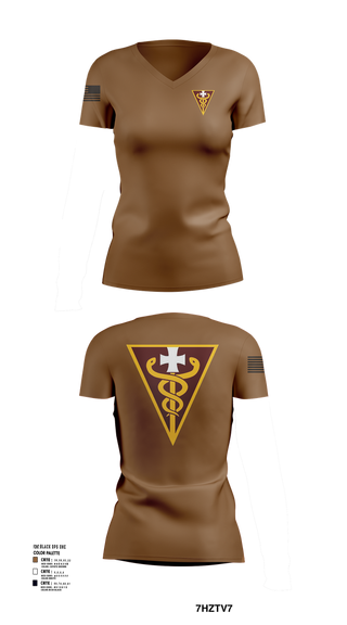 Womens Short Sleeve Vneck Shirt, 3D THEATER MEDICAL COMMAND, , Teamtime, Team time, sublimation, custom sports apparel, team uniforms, spirit wear, spiritwear, sports uniforms, custom shirts, team store, custom team store, fundraiser sports, apparel fundraiser