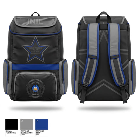 Gear Bag, SUMMIT TOWNSHIP POLICE DEPARTMENT, Police, Teamtime, Team time, sublimation, custom sports apparel, team uniforms, spirit wear, spiritwear, sports uniforms, custom shirts, team store, custom team store, fundraiser sports, apparel fundraiser