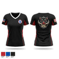 1011 QM Women's Short Sleeve V-neck Shirt - 1