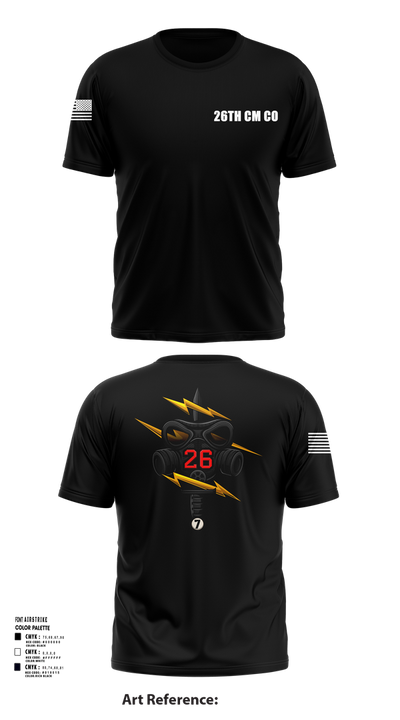 26th CM Co 80721197 Short Sleeve Performance Shirt - 101