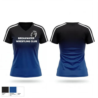 Womens Short Sleeve Vneck Shirt, Panthers, Wrestling, Teamtime, Team time, sublimation, custom sports apparel, team uniforms, spirit wear, spiritwear, sports uniforms, custom shirts, team store, custom team store, fundraiser sports, apparel fundraiser