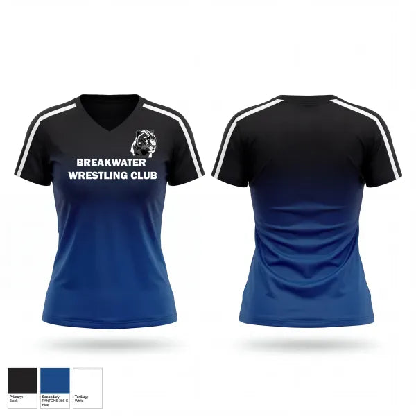 Womens Short Sleeve Vneck Shirt, Panthers, Wrestling, Teamtime, Team time, sublimation, custom sports apparel, team uniforms, spirit wear, spiritwear, sports uniforms, custom shirts, team store, custom team store, fundraiser sports, apparel fundraiser