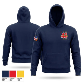Hoodie, Ladder 41, Fire Department, Teamtime, Team time, sublimation, custom sports apparel, team uniforms, spirit wear, spiritwear, sports uniforms, custom shirts, team store, custom team store, fundraiser sports, apparel fundraiser