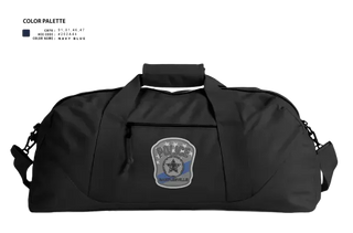 Duffle Bag, Bartlesville Police Department, Police, Teamtime, Team time, sublimation, custom sports apparel, team uniforms, spirit wear, spiritwear, sports uniforms, custom shirts, team store, custom team store, fundraiser sports, apparel fundraiser