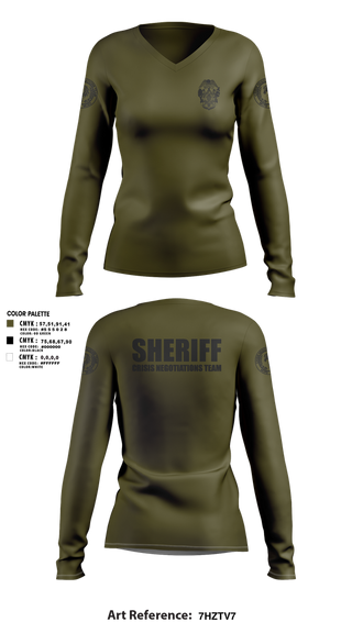 Womens Long Sleeve Vneck Shirt, Shamrocks, Women's Basketball, Teamtime, Team time, sublimation, custom sports apparel, team uniforms, spirit wear, spiritwear, sports uniforms, custom shirts, team store, custom team store, fundraiser sports, apparel fundraiser