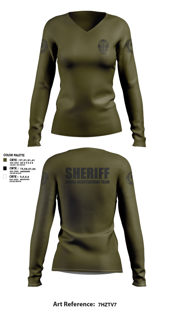 Womens Long Sleeve Vneck Shirt, Shamrocks, Women's Basketball, Teamtime, Team time, sublimation, custom sports apparel, team uniforms, spirit wear, spiritwear, sports uniforms, custom shirts, team store, custom team store, fundraiser sports, apparel fundraiser