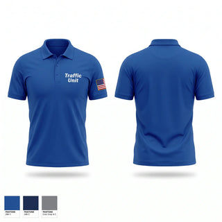 Short Sleeve Performance Polo, Traffic Unit, Police, Teamtime, Team time, sublimation, custom sports apparel, team uniforms, spirit wear, spiritwear, sports uniforms, custom shirts, team store, custom team store, fundraiser sports, apparel fundraiser