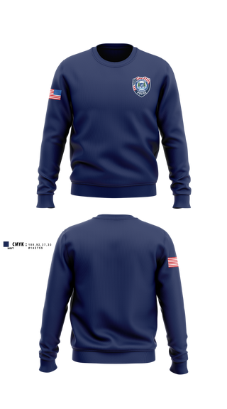 Crew Neck Sweatshirt, City of Gladwin Police, Police, Teamtime, Team time, sublimation, custom sports apparel, team uniforms, spirit wear, spiritwear, sports uniforms, custom shirts, team store, custom team store, fundraiser sports, apparel fundraiser