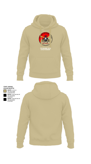 Hoodie, 7th Squadron, Sixth Cavalry Regiment, , Teamtime, Team time, sublimation, custom sports apparel, team uniforms, spirit wear, spiritwear, sports uniforms, custom shirts, team store, custom team store, fundraiser sports, apparel fundraiser