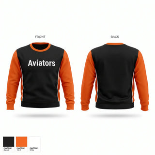 Crew Neck Sweatshirt, Alliance Aviators, , Teamtime, Team time, sublimation, custom sports apparel, team uniforms, spirit wear, spiritwear, sports uniforms, custom shirts, team store, custom team store, fundraiser sports, apparel fundraiser