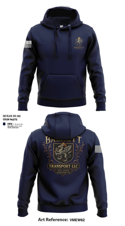 Baskett Transport LLC 45645919 Hoodie - 30