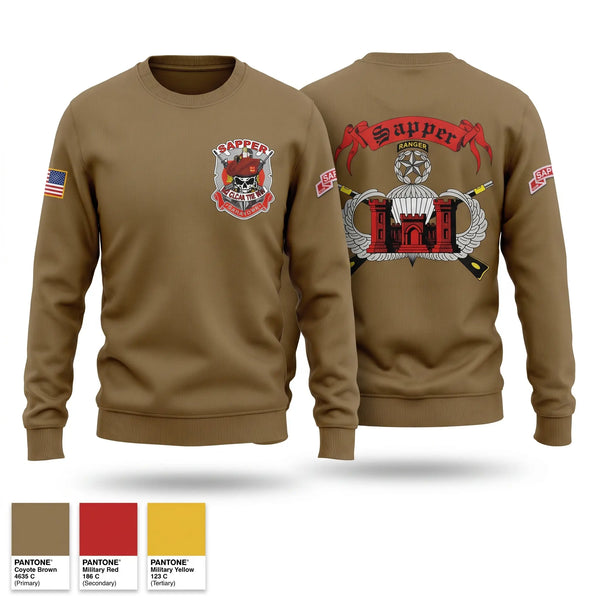 Crew Neck Sweatshirt, 541st sapper company, Army, Teamtime, Team time, sublimation, custom sports apparel, team uniforms, spirit wear, spiritwear, sports uniforms, custom shirts, team store, custom team store, fundraiser sports, apparel fundraiser
