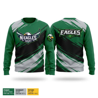 Crew Neck Sweatshirt, New Jersey Eagles, , Teamtime, Team time, sublimation, custom sports apparel, team uniforms, spirit wear, spiritwear, sports uniforms, custom shirts, team store, custom team store, fundraiser sports, apparel fundraiser
