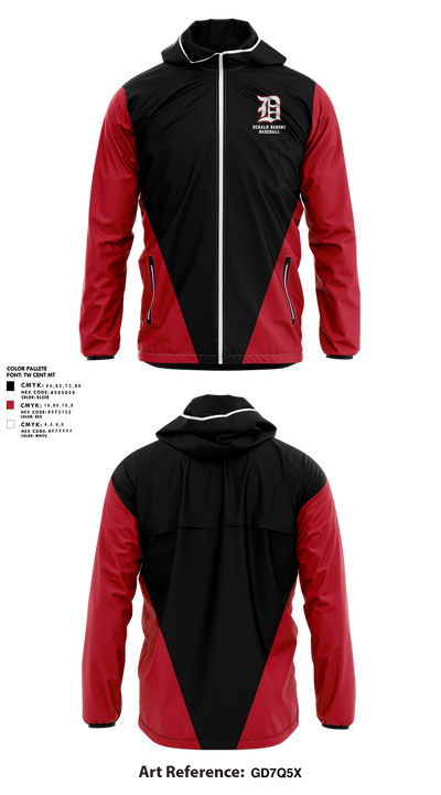 DeKalb Barons Baseball 24379984 Windbreaker - 2 (1)