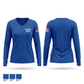 Traffic Unit Women's Long Sleeve V-neck Shirt - 1