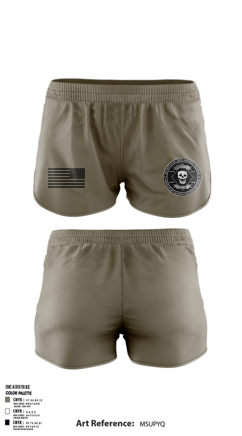 Ranger Panties, 1-37 AR, Army, Teamtime, Team time, sublimation, custom sports apparel, team uniforms, spirit wear, spiritwear, sports uniforms, custom shirts, team store, custom team store, fundraiser sports, apparel fundraiser
