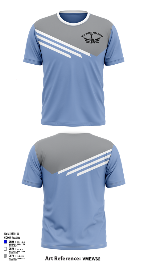 Short Sleeve Performance Shirt, Top Speed Athletics, Track & Field, Teamtime, Team time, sublimation, custom sports apparel, team uniforms, spirit wear, spiritwear, sports uniforms, custom shirts, team store, custom team store, fundraiser sports, apparel fundraiser