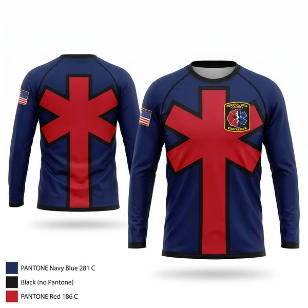 Long Sleeve Performance Shirt, CBCFR, Fire Department, Teamtime, Team time, sublimation, custom sports apparel, team uniforms, spirit wear, spiritwear, sports uniforms, custom shirts, team store, custom team store, fundraiser sports, apparel fundraiser