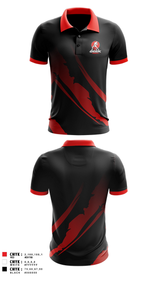 Short Sleeve Performance Polo, Geek MMA, Wrestling, Teamtime, Team time, sublimation, custom sports apparel, team uniforms, spirit wear, spiritwear, sports uniforms, custom shirts, team store, custom team store, fundraiser sports, apparel fundraiser
