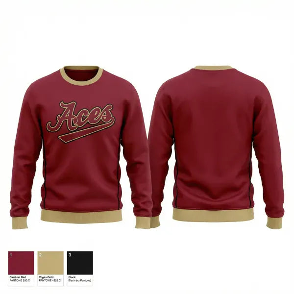 Crew Neck Sweatshirt, Aces Baseball Group, Baseball, Teamtime, Team time, sublimation, custom sports apparel, team uniforms, spirit wear, spiritwear, sports uniforms, custom shirts, team store, custom team store, fundraiser sports, apparel fundraiser