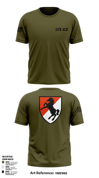 Short Sleeve Performance Shirt, 11th ACR, , Teamtime, Team time, sublimation, custom sports apparel, team uniforms, spirit wear, spiritwear, sports uniforms, custom shirts, team store, custom team store, fundraiser sports, apparel fundraiser