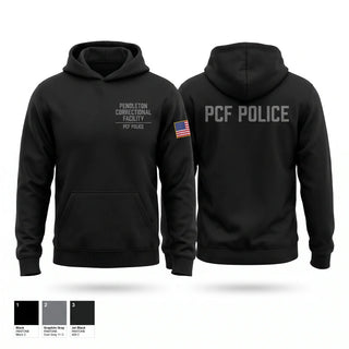 Hoodie, Pendleton Correctional Facility, Police, Teamtime, Team time, sublimation, custom sports apparel, team uniforms, spirit wear, spiritwear, sports uniforms, custom shirts, team store, custom team store, fundraiser sports, apparel fundraiser
