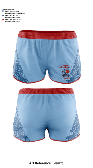 Ranger Panties, Crismon Rattlers, Women's Basketball, Teamtime, Team time, sublimation, custom sports apparel, team uniforms, spirit wear, spiritwear, sports uniforms, custom shirts, team store, custom team store, fundraiser sports, apparel fundraiser