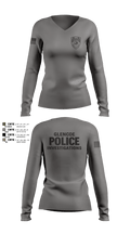 Glencoe Investigations 10943642 Women's Long Sleeve V-neck Shirt - 3