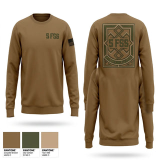 Crew Neck Sweatshirt, 5 FSS, Air Force, Teamtime, Team time, sublimation, custom sports apparel, team uniforms, spirit wear, spiritwear, sports uniforms, custom shirts, team store, custom team store, fundraiser sports, apparel fundraiser