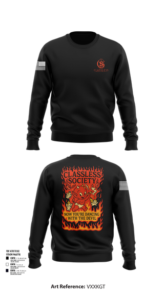 Crew Neck Sweatshirt, Classless Society, , Teamtime, Team time, sublimation, custom sports apparel, team uniforms, spirit wear, spiritwear, sports uniforms, custom shirts, team store, custom team store, fundraiser sports, apparel fundraiser