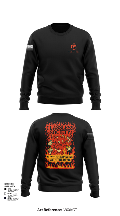 Crew Neck Sweatshirt, Classless Society, , Teamtime, Team time, sublimation, custom sports apparel, team uniforms, spirit wear, spiritwear, sports uniforms, custom shirts, team store, custom team store, fundraiser sports, apparel fundraiser