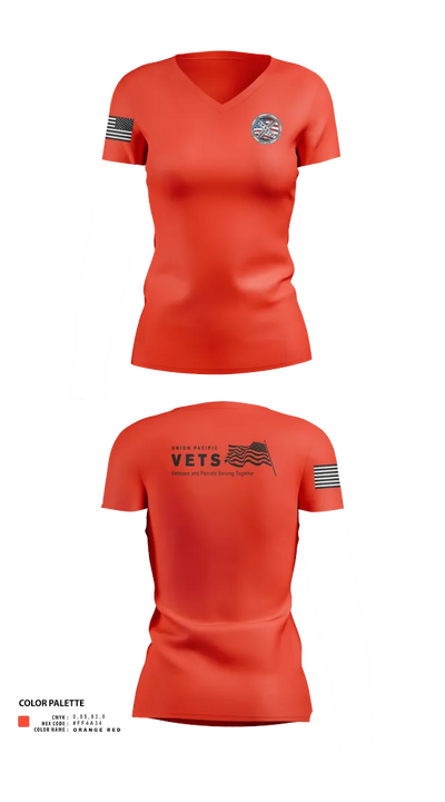 South Texas UPVETS 49501444 Women's Short Sleeve V-neck Shirt - 21
