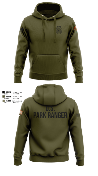 Hoodie, NPS Ranger, Police, Teamtime, Team time, sublimation, custom sports apparel, team uniforms, spirit wear, spiritwear, sports uniforms, custom shirts, team store, custom team store, fundraiser sports, apparel fundraiser