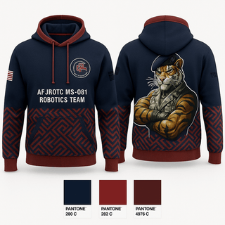 Hoodie, AFJROTC MS-081 ROBOTICS TEAM, Air Force, Teamtime, Team time, sublimation, custom sports apparel, team uniforms, spirit wear, spiritwear, sports uniforms, custom shirts, team store, custom team store, fundraiser sports, apparel fundraiser