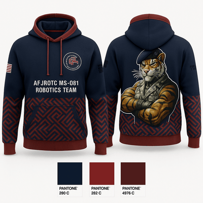 AFJROTC MS-081 ROBOTICS TEAM 15963421 Hoodie - 1